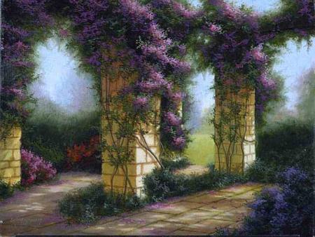 jardin fleuri